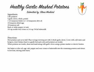 Healthy Garlic Mashed Potatoes