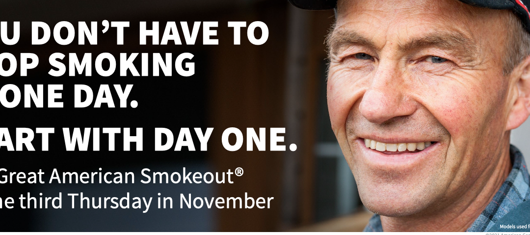 The Great American Smoke Out – November 16th