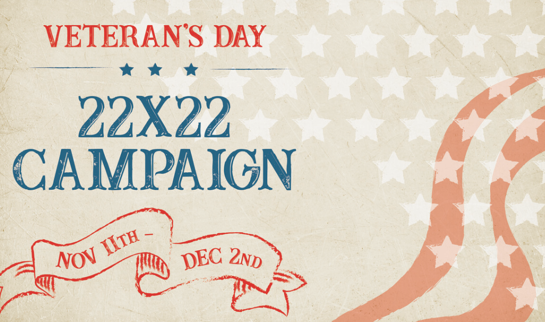 22×22 Campaign for Veteran’s Suicide Prevention Awareness