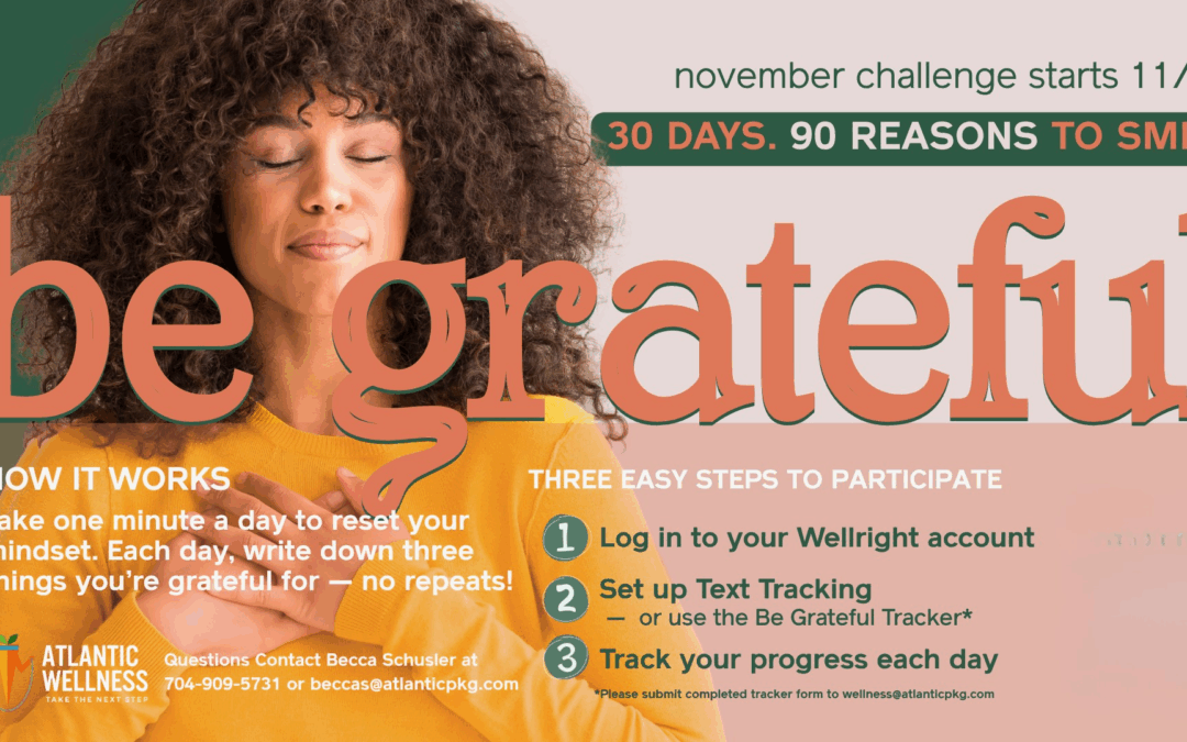 November – Be Grateful Challenge